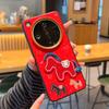 Embroidery Pony for Oppofindx8 Phone Case Red Findx8s Sticker Findx8ultra New Year