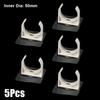 1/5Pcs Punch-free Self-adhesive Pipe Clamp Garden Irrigation Tube Clip Connector Water Tube Holder