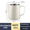 350/600ML Coffee Milk Jugs Stainless Steel Espresso Steaming Pitcher for Latte Art Milk Jug Frother Cup Bar Coffee Accessorie