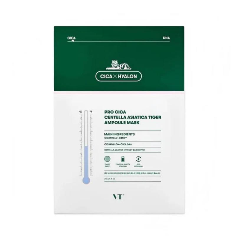 

VT Pro Cica Centella Asiatica Tiger Ampoule Mask (25ml*5ea) / exp 2026.05