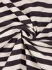 LA MAISON STUDIO Maison Circle Bear Friends Stripe Ringer Short Sleeve Charcoal(Fcg2Ts761W)