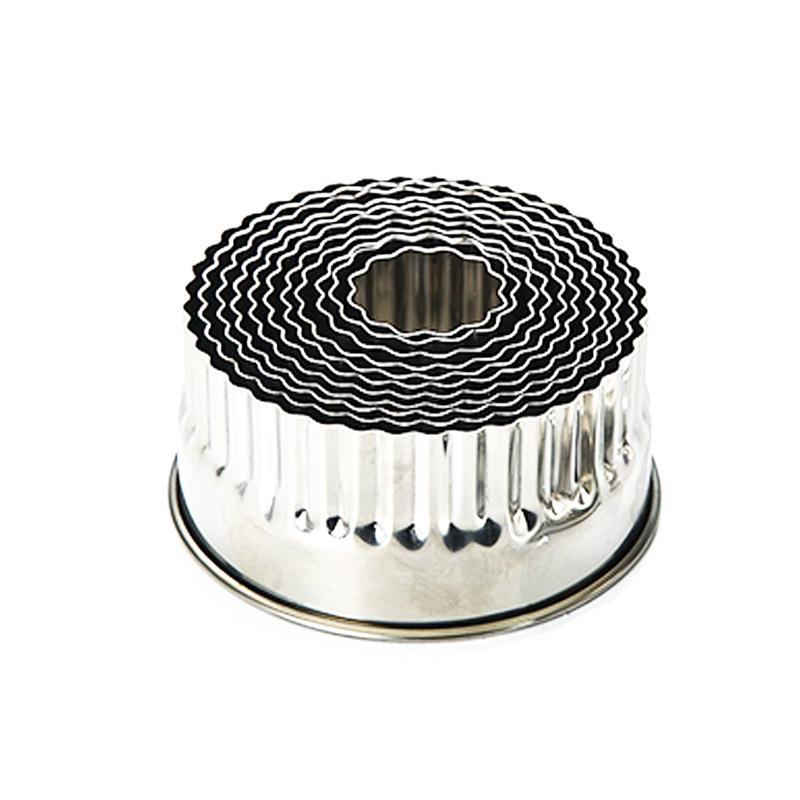 

Набор из 11 круглых форм для печенья и торта - Кольца из нержавеющей стали для мусса и вырубки для мастики