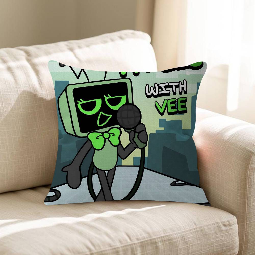 Popular Game D-Dandys World Pillow Gift Home Office Decoration Pillow Bedroom Sofa Car Cushion Coverpillow Case