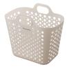 Flaundry Soft Laundry Large Capacity Laundry Polyethylene Slim Daiya 058185 Basket, 30L, Storage, Material, Flexible, Breathable, Design,