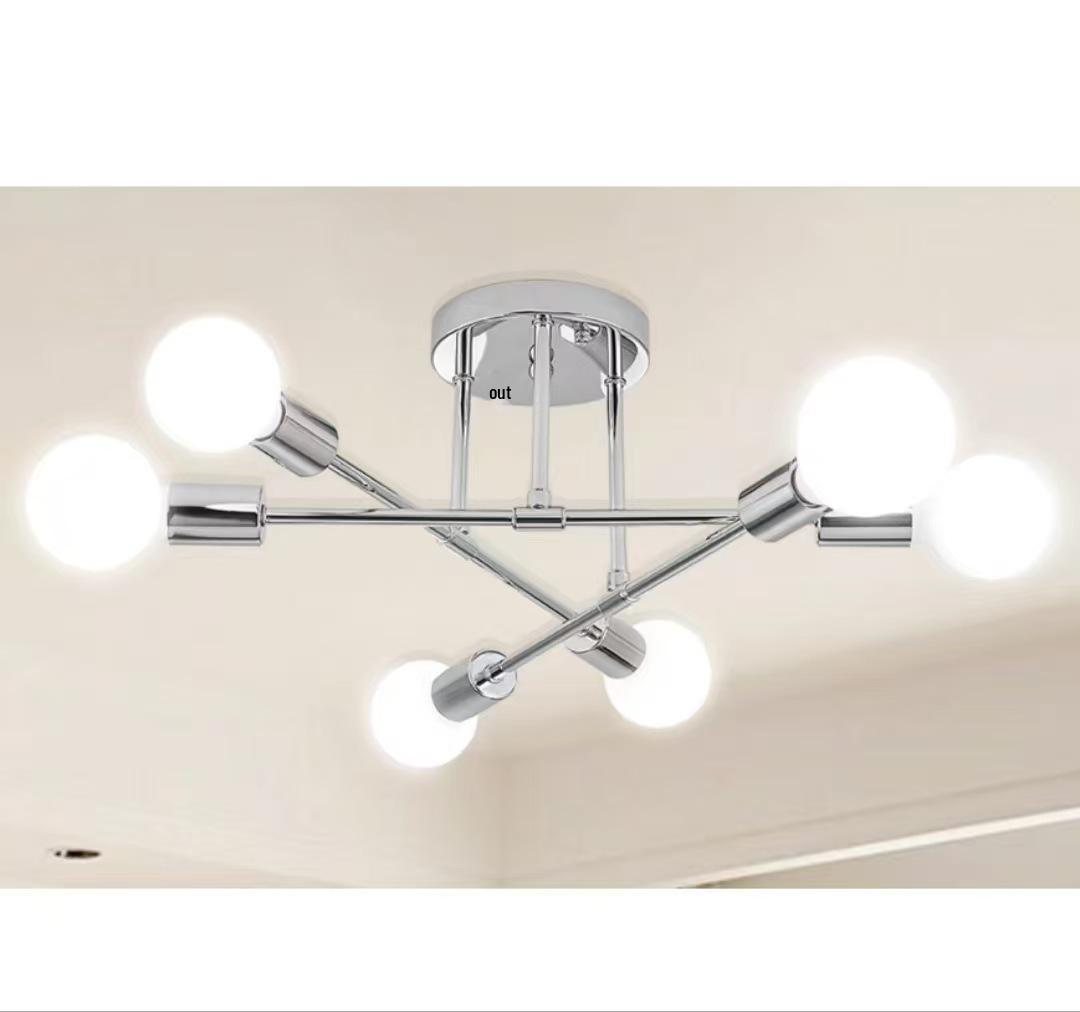 

Скандинавский современный кованый железный подвесной светильник-ветка для маленькой гостиной Without Light Source