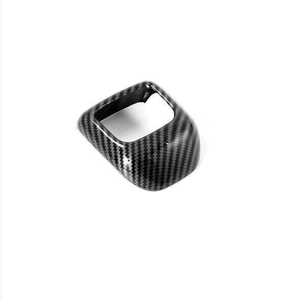 For Nissan Rogue 2021-2024 Carbon Fiber ABS Look Gear Shift Knob Cover Trim 1pcs