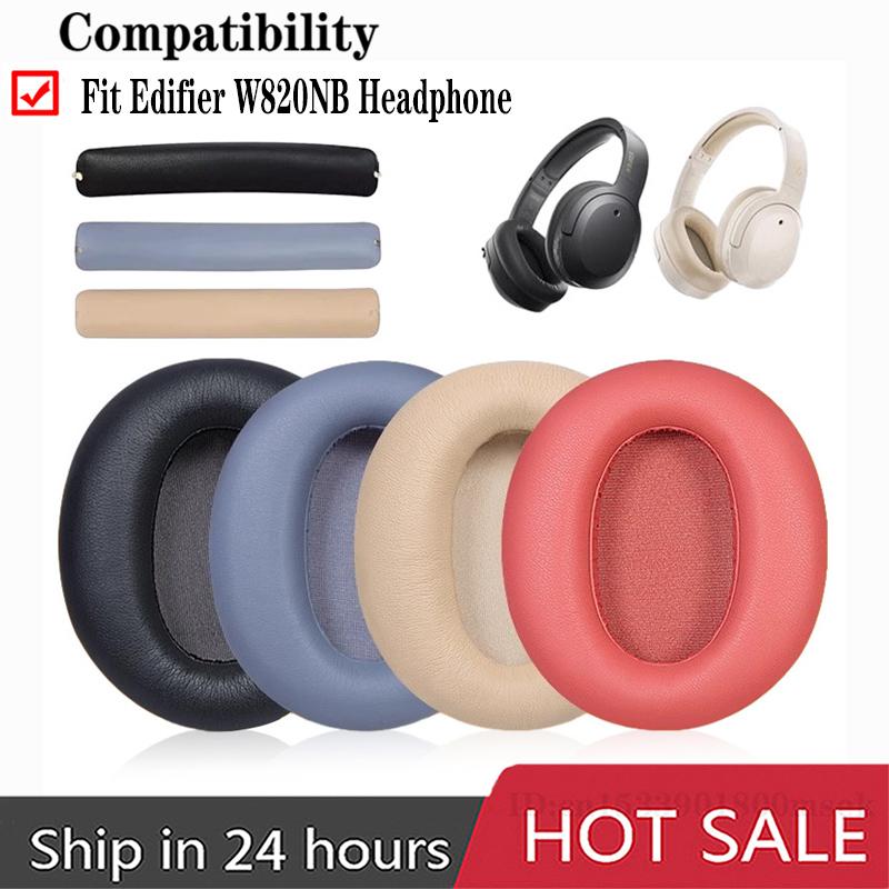 W820NB Ear Pads Headphone For Edifier W820NB Earpads Headphone Cushion Cover Replacement Head Band Earmuff Repair