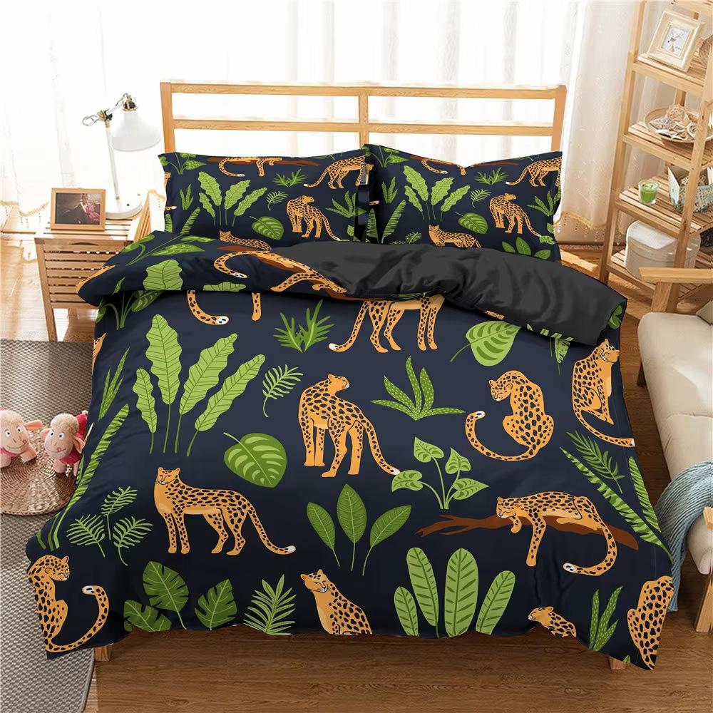 Cute Sloth Down Comforter Set Bedding Set 3-piece Duvet Cover Set