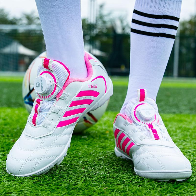 Osobnost Stylové A Pohodlné Chlapci Dívky Tréninkové Herní Tenisky Vnitřní Venkovní Trávník Mladistvý Student Fotbalové Boty 29-39#