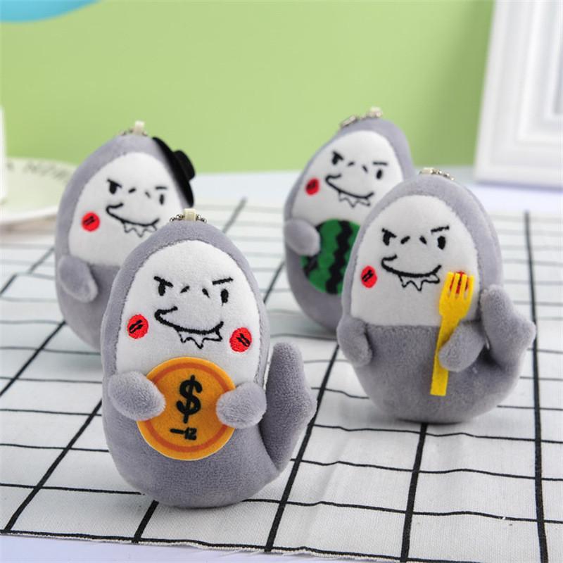 Funny And Adorable Shark Plush Toy Keychain Bag Charm For All Ages