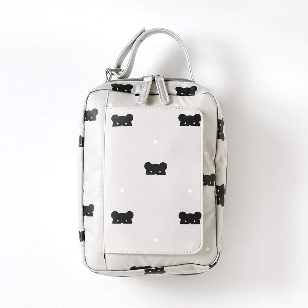 10mois Diaper Pouch Bear 1 piece 19151012 One-Touch (with Flap) Mask, (x 1)