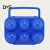 Portable Egg Container Heavy Duty 2/4/6 Grids Egg Storage Box Kitchen Outdoor Camping Picnic Foldable Eggs Organizer Holder Carrier Case Clip