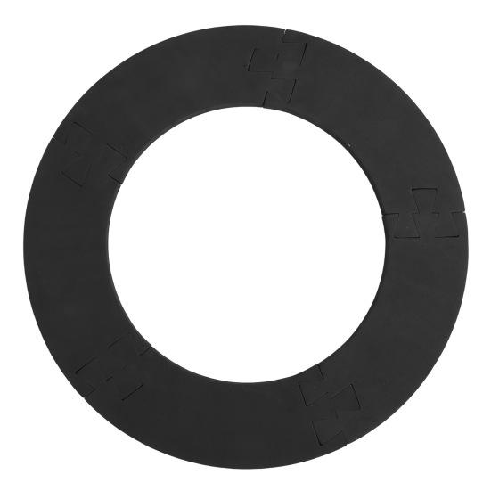 Skjøte dartplate veggbeskytterring høy styrke, avtagbar enkel installasjon Vegg surround dart ryggplate svart ring