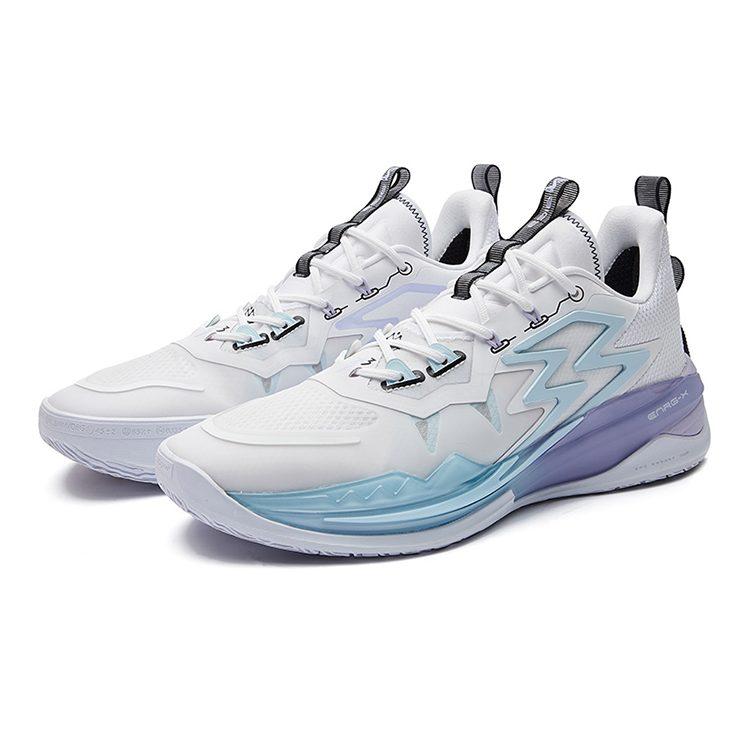 Scarpe da Basket Performance 361 Big3 3.0 Ice Blade Ammortizzazione Basse Unisex Bianco Blu 572221107-3
