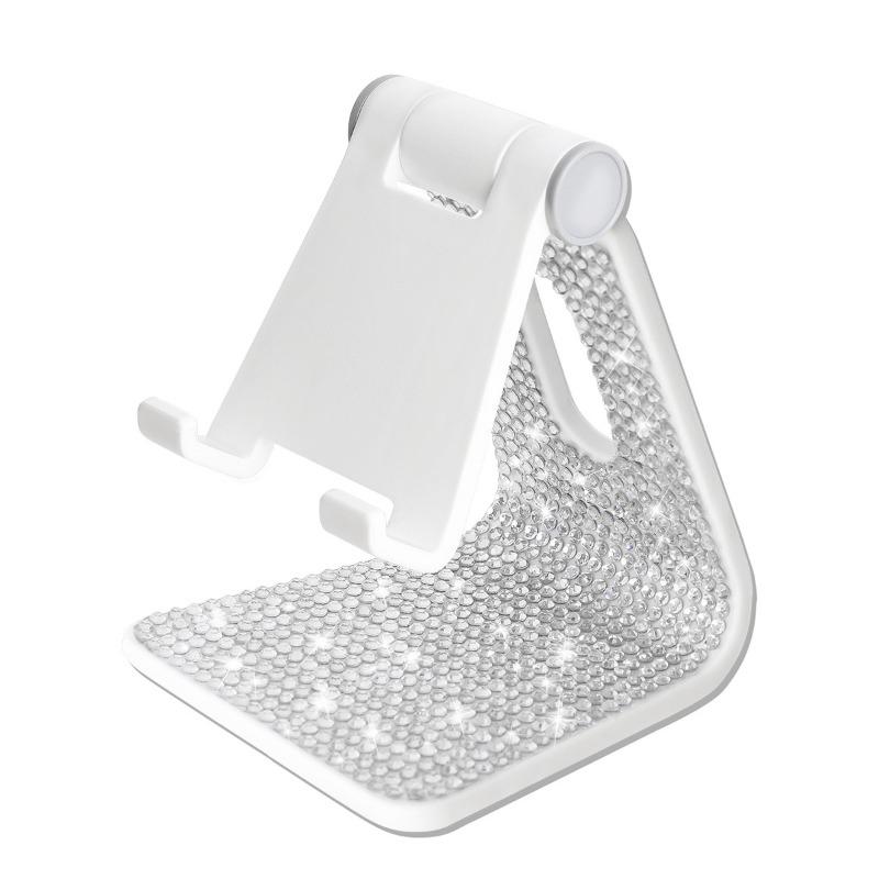 

Diamond-encrusted Mobile Phone Holder Office Mobile Phone Base Desktop Artifact Tablet Support Stand 1Pcs
