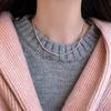 French Vintage Baroque Pearl Necklace Summer Niche Premium Sense Clavicle Chain Light Luxury Versatile Necklace Women