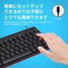 Perixx PERIBOARD-422 Wired USB-C Cable Mini Keyboard with USB-CType-CType-C Connections, Black, Tenkeyless [Official Warranty] (Japanese Layout)