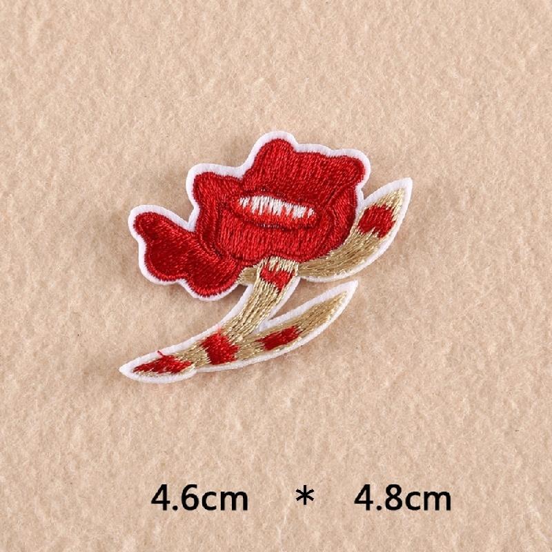 New 8Pcs/Set DIY Embroidery Patch Cartoon Pattern Design for Clothes Sticker