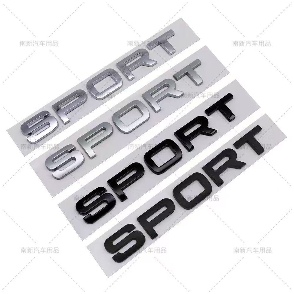 Letter Emblem Sport, Rear Trunk Tailgate Badge Sticker
