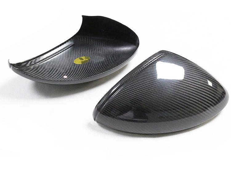 Porsche 718 (982) Capa de Espelho Retrovisor em Fibra de Carbono Seco