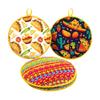 Pack of 3 Stylish Fabric Tortillas Warmers Featuring Fun Pattern and Double Sided Design for Enhancing Table Decoration