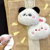 Cartoon Squeak Rabbit Doll Piggy Chirping Bear Pendant Fashion Squeeze Panda Plush Keychain  Kids