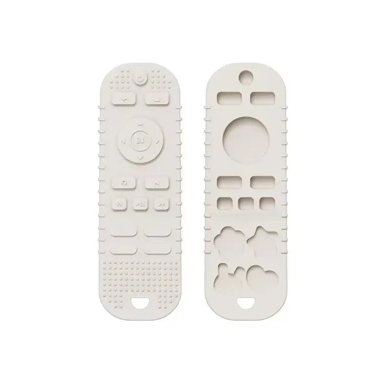 0-24 MonthsToddlers Chew Toys Silicone Baby Teething TV Remote Shape Chew Sensory Toys BPA Free Christmas Halloween Gifts