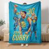 Golden State Warriors Curry Blanket Warmthful Decor Great for Bedding Chair Picnics Four Seasons Multipurpose Modern Gift for Travel Home Birthdays