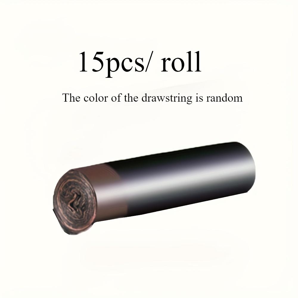 

1 Roll = 15pcs Extra-Large 35-Gallon Black Disposable Trash Bags Heavy Duty Foldable Multi-Purpose Home Outdoor Car Kitche