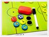 Double-Sided Magnetic Tactical Board for Football & Basketball with Pen, Eraser, and Aluminum Frame