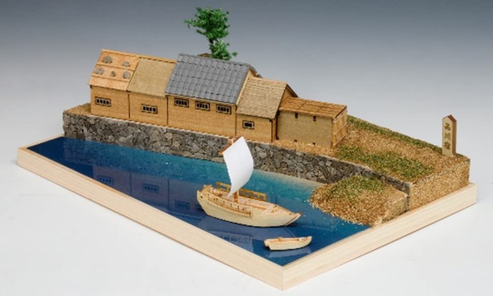 Woody Joe Stations of the Tokaido Wooden Model Assembly Kit Fifty-three Series Shinagawa-shuku (Shinagawa Inn) Non-Scale