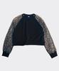 TEENYTIGER Floral Hangeul Jeogori Crop Black