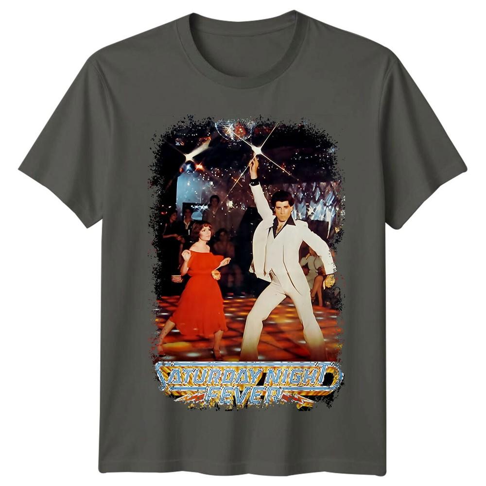 Saturday Night Fever 1977 Movie Poster Inspired Tshirt Retro 70s Tee Unisex