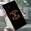 Y-Yellowstone Logo Phone Case For Samsung S 24 Fe 25 Ultra Plus 20 Lite 21 30 22 23 24 22 Ultra 5G Fundas