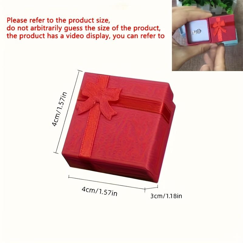 Gift 24pcs Jewelry Necklace Box Earrings Ring Bracelet Paper Box Gift Box Ribbon Packaging Box Wedding Decoration Box Gift Box
