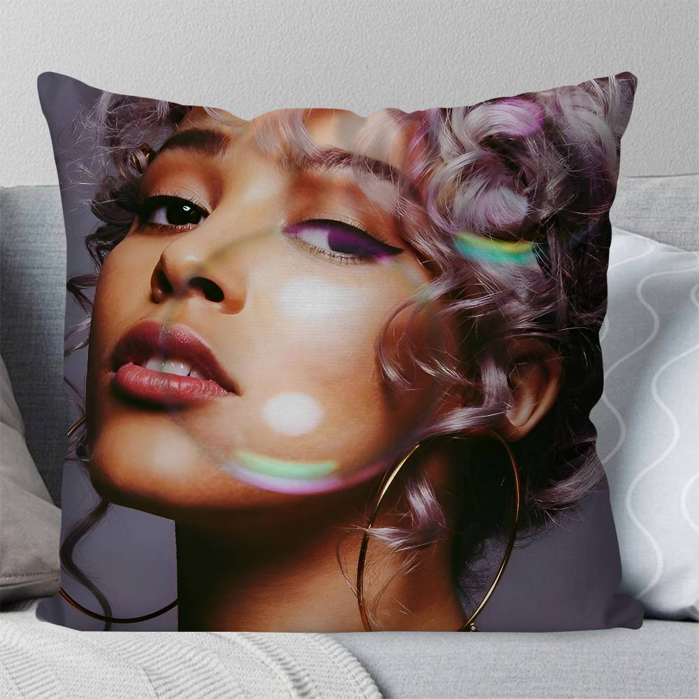 Singer D-Doja Cat Pillow Case Square Pillow Bedroom Sofa Leisure Comfort Cushion Car Living Room Home Decoration