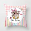 Cute Owl Cushion Covers  Comfortable Pillow Cover x Decorative Pillows For Sofa Bed Car Throw Home Decor
