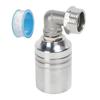 Stainless Steel Float Ball Valve Automatic Water Level Control Valve For Water Tanks Swimming Pools And Solar Systems 1/4 1 2/3
