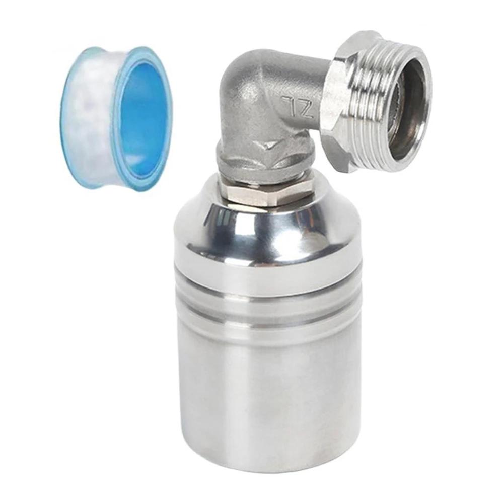 Stainless Steel Float Ball Valve Automatic Water Level Control Valve For Water Tanks Swimming Pools And Solar Systems 1/4 1 2/3