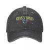 Guns N Roses Unisex Women Baseball Cap Heavy Metal Punk Distressed Cotton Hats Cap Vintage Outdoor Running Golf Snapback Hat