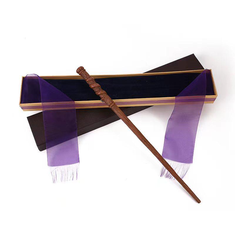 Harry Potter Magic Wand with Metal Core in Purple Box - Halloween Scepter