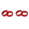 4 Pcs Aluminium Alloy   Headset Pad Bike Handlebar Stem Spacers 28.6x10mmCelsius1.13x0.39in for Mountain Bike Road Bike