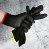 1/6 Pairs Safety Nylon Black Polyurethane Work Gloves Coated Labor Protection