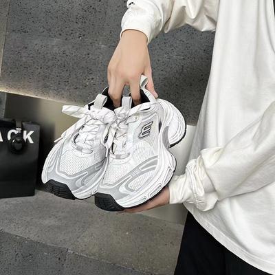 Platform Dad Shoes Men's Spring and Summer New Fried Street Heightening Couple Casual Sports Shoes Women's Tide