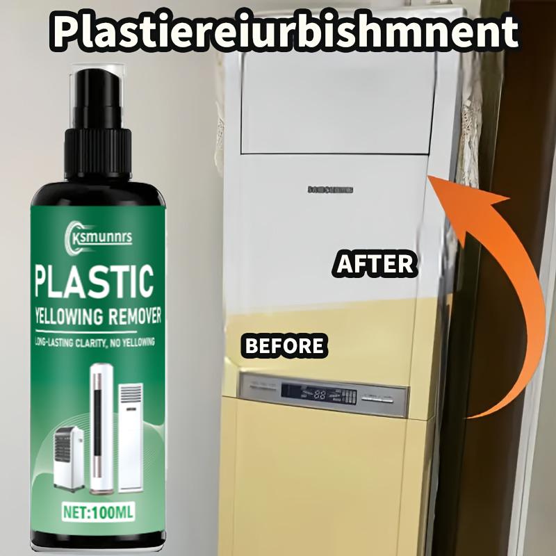 Schnelles Aufhellungs-Oxidationsmittel - Starkes Kunststoff-Spray - Geeignet für Autoscheinwerfer, Klimaanlagenblenden, Toiletten, Kunststoffoberflächen