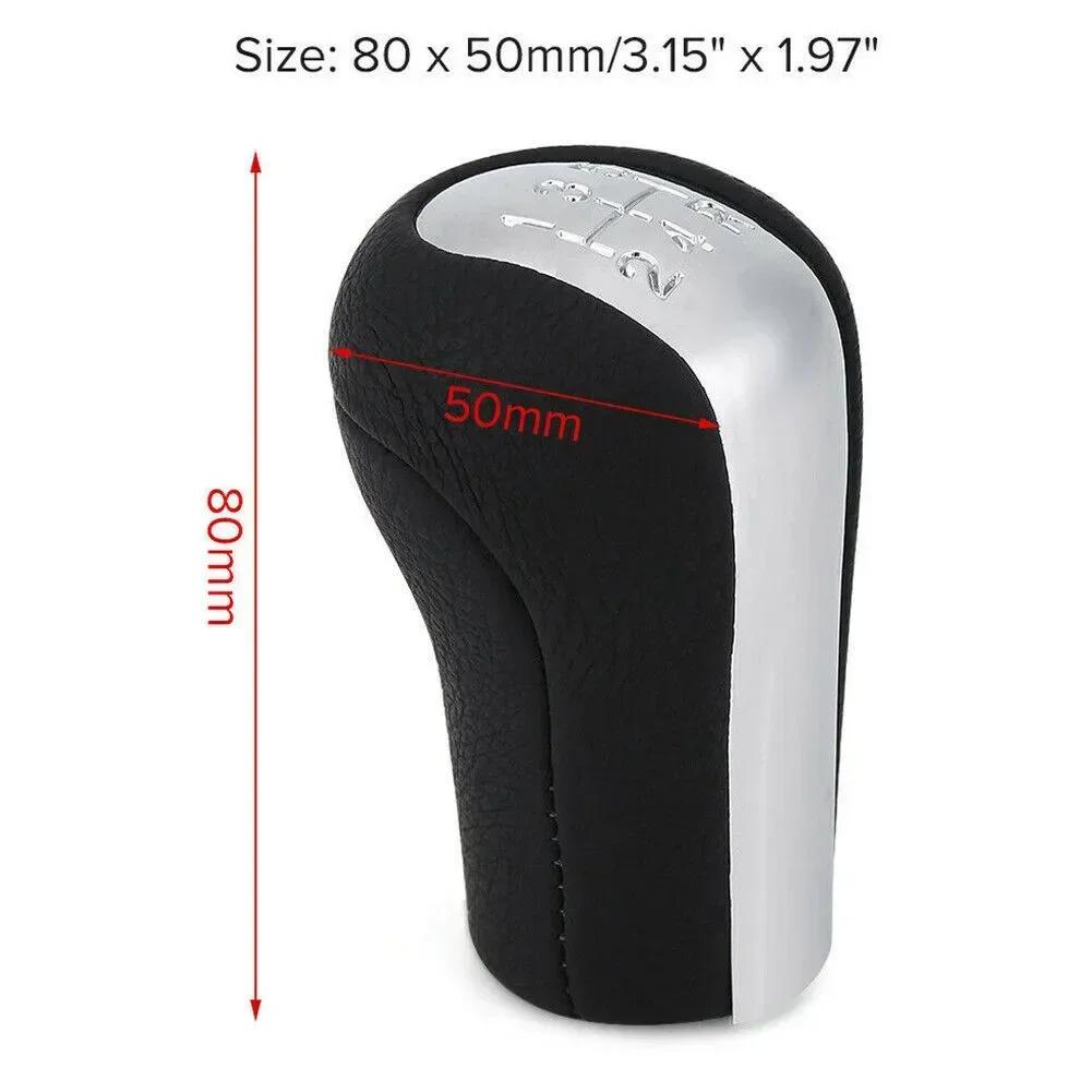 5/6 Speed Gear Stick Shift Knob For Toyota For Corolla Verso For Rav4 For Yaris Auto Gear Shifter Leaver Head Leather And Metal