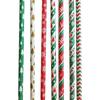 25pcs Disposable Christmas Paper Straws Snowflake Xmas Tree Drinking Straw Merry Christmas Decorations New Year Party Supplies