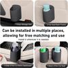 PU Leather Car Door Cup Holder Auto Drink Rack Storage Bin Organizer For Car Interior Back Seat Accessories Black Gray