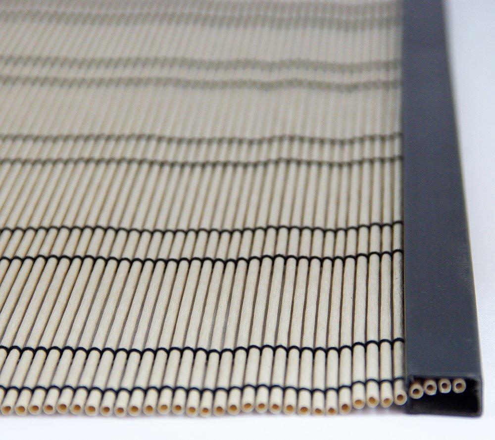 Miyake Seiren Sudare (Japanische Jalousien), PP, 88 x 135cm, Mokka, Braun (Produktcode: 62147)