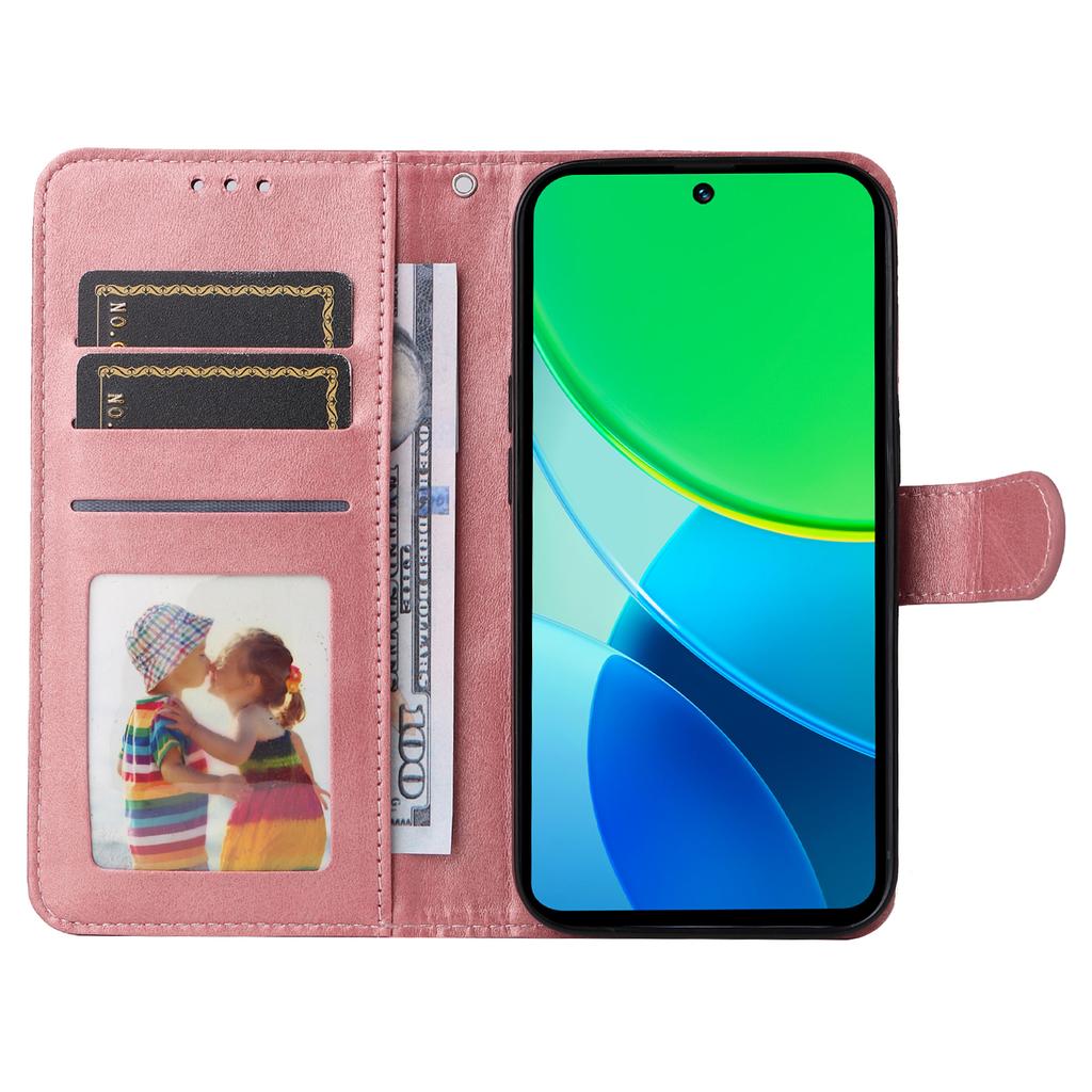 For vivo Y29 5G/Y19s 4G Case Wallet PU Leather Folio Flip Phone Cover